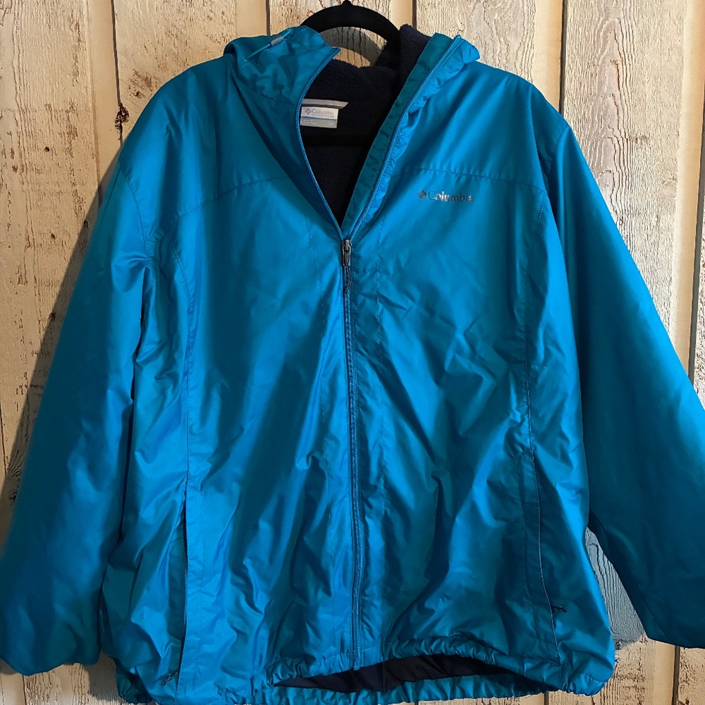 Columbia Switchback Sherpa Lined Rain Jacket Size 2X